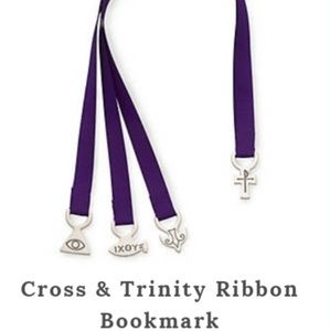 Cross & Trinity Ribbon Book Mark